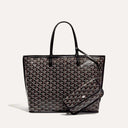 Élodie Tote Bag in signature patterned finish with matching detachable pouch for daily outings or travel